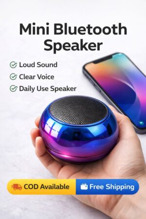 Mini Bluetooth Speaker – Compact Size with Loud & Clear Sound | COD Available